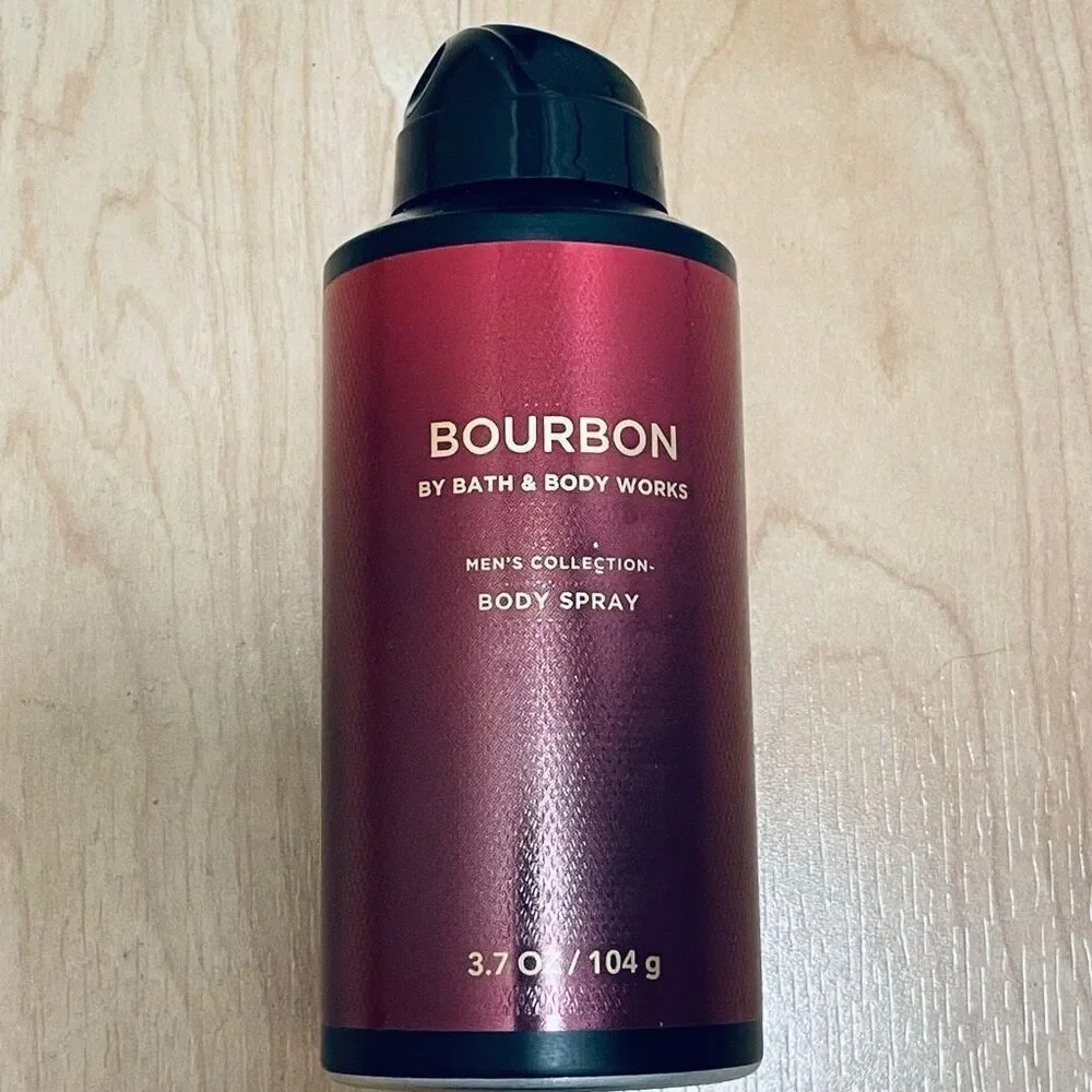 Bath & Body Works Lot of 2 Bourbon Men’s Collection Body Spray Pepper Amber Oak